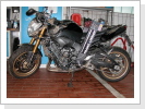 Mobile Motorrad-Rahmenvermessung an Yamaha FZ8 Mobile Motorrad-Rahmenvermessung an Yamaha FZ8